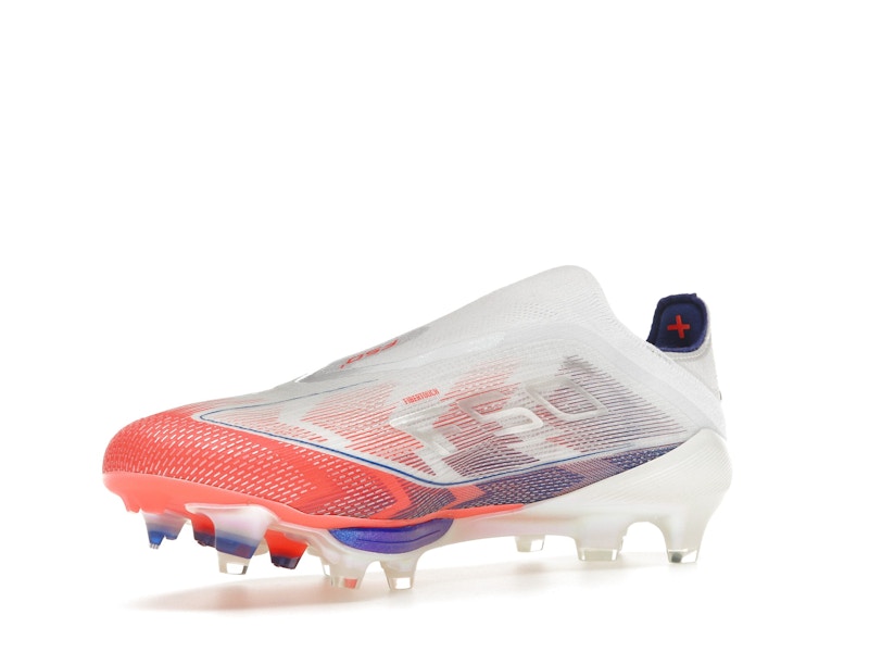 adidas F50+ Elite Laceless FG Cloud White Solar Red