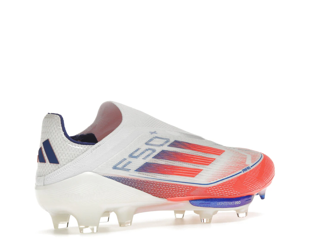 adidas F50+ Elite Laceless FG Cloud White Solar Red