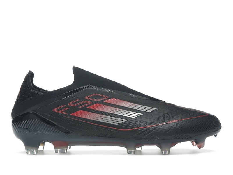 adidas F50 Elite Laceless FG Core Black Iron Metallic Lucid