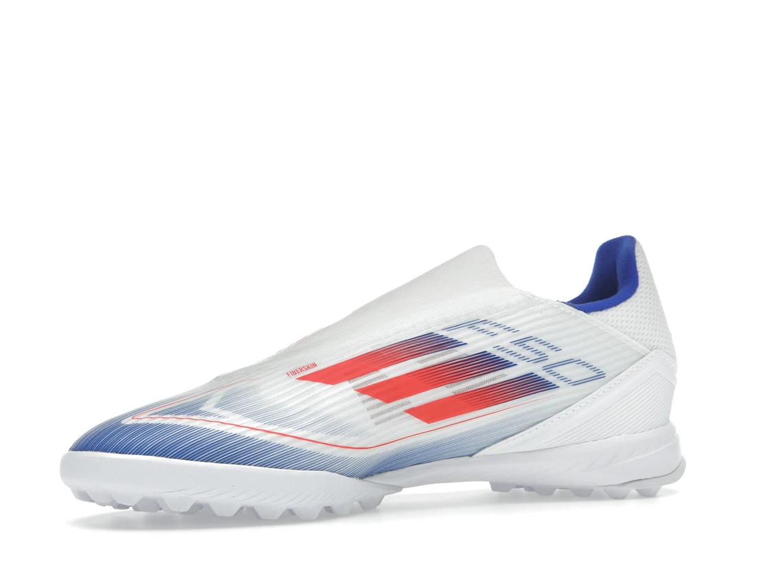 adidas F50 League Laceless Turf Cloud White Solar Red Lucid Blue