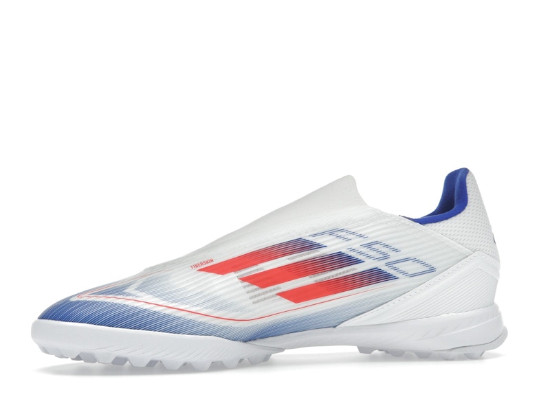 adidas F50 League Laceless Turf Cloud White Solar Red Lucid Blue