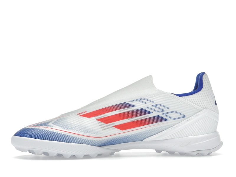 adidas F50 League Laceless Turf Cloud White Solar Red Lucid Blue