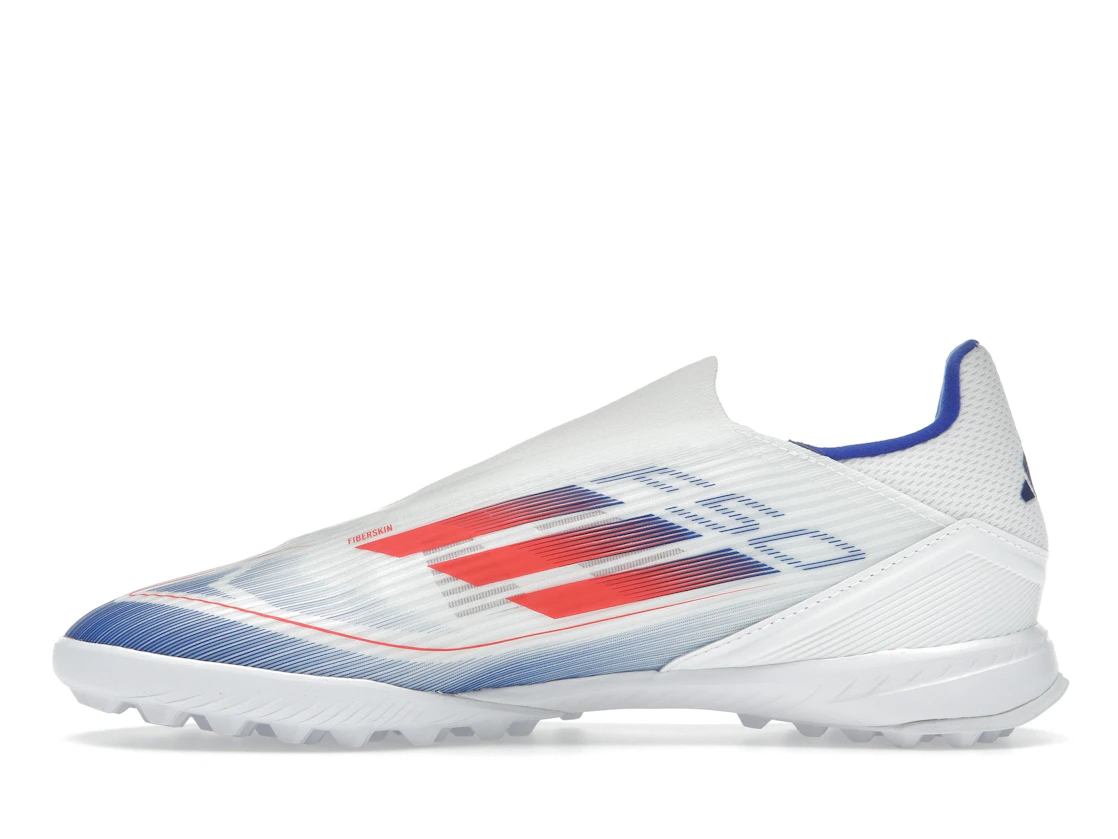 adidas F50 League Laceless Turf Cloud White Solar Red Lucid Blue