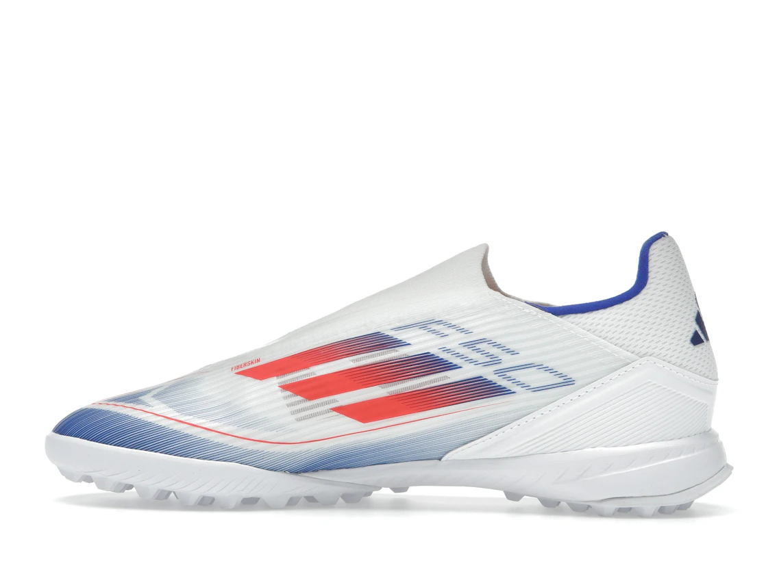 adidas F50 League Laceless Turf Cloud White Solar Red Lucid Blue