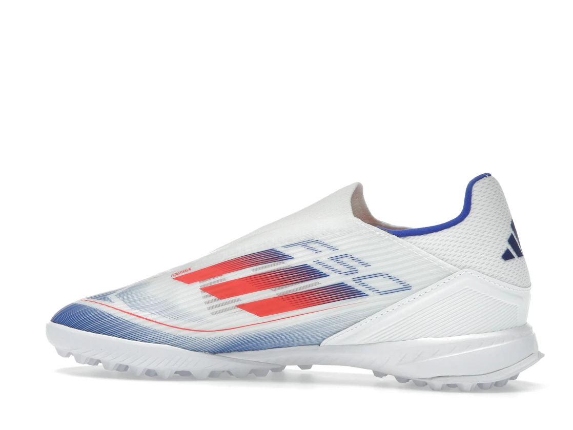 adidas F50 League Laceless Turf Cloud White Solar Red Lucid Blue