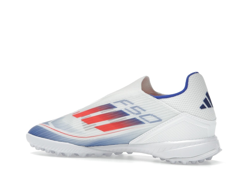 adidas F50 League Laceless Turf Cloud White Solar Red Lucid Blue
