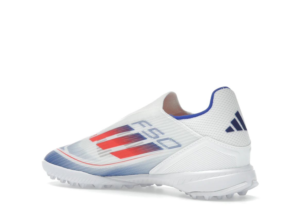 adidas F50 League Laceless Turf Cloud White Solar Red Lucid Blue