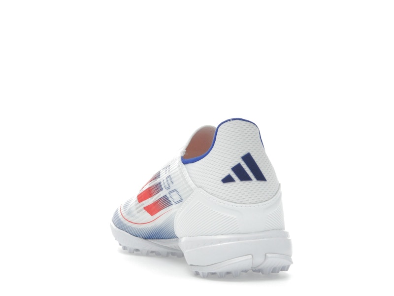 adidas F50 League Laceless Turf Cloud White Solar Red Lucid Blue