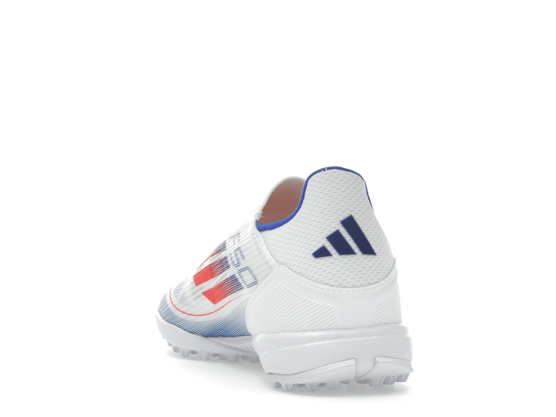 adidas F50 League Laceless Turf Cloud White Solar Red Lucid Blue