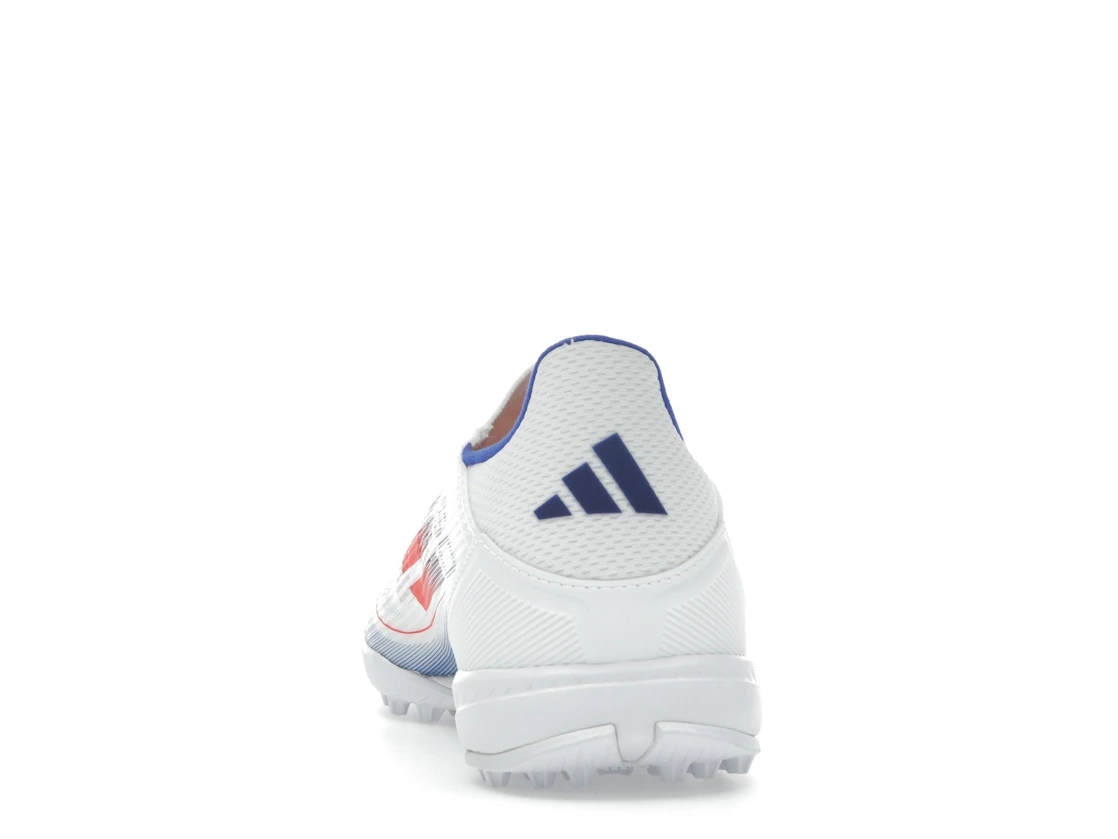 adidas F50 League Laceless Turf Cloud White Solar Red Lucid Blue