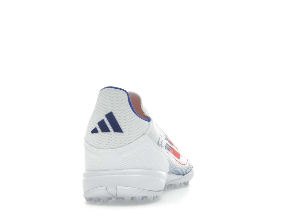 adidas F50 League Laceless Turf Cloud White Solar Red Lucid Blue