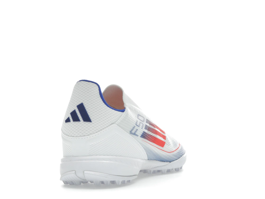 adidas F50 League Laceless Turf Cloud White Solar Red Lucid Blue
