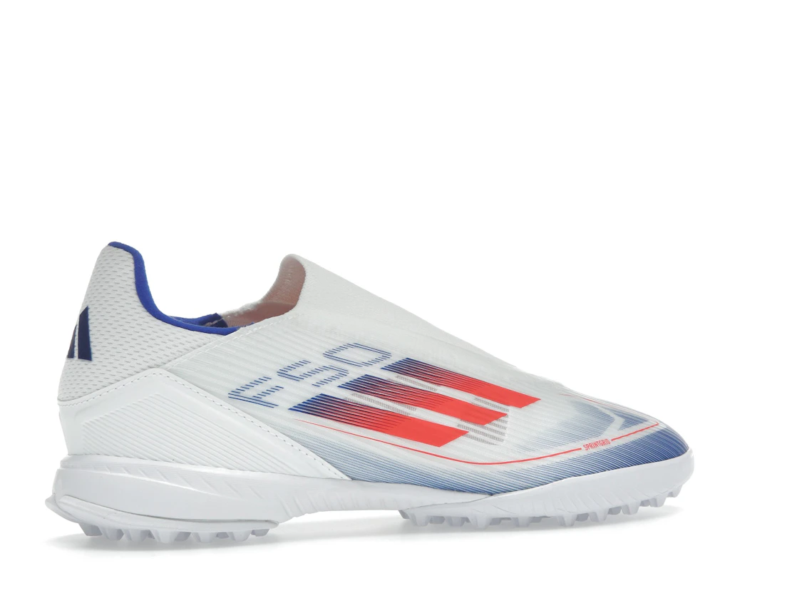 adidas F50 League Laceless Turf Cloud White Solar Red Lucid Blue