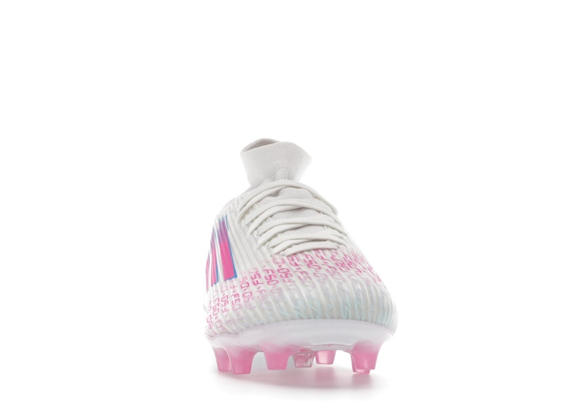 adidas F50 League Mid-Cut FG/AG Sparkfusion White Lucid Pink (Women's)