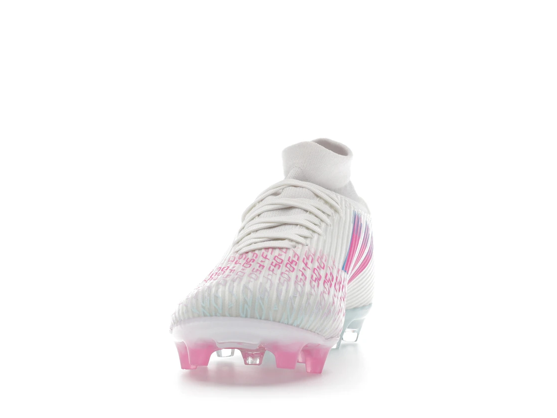 adidas F50 League Mid-Cut FG/AG Sparkfusion White Lucid Pink (Women's)