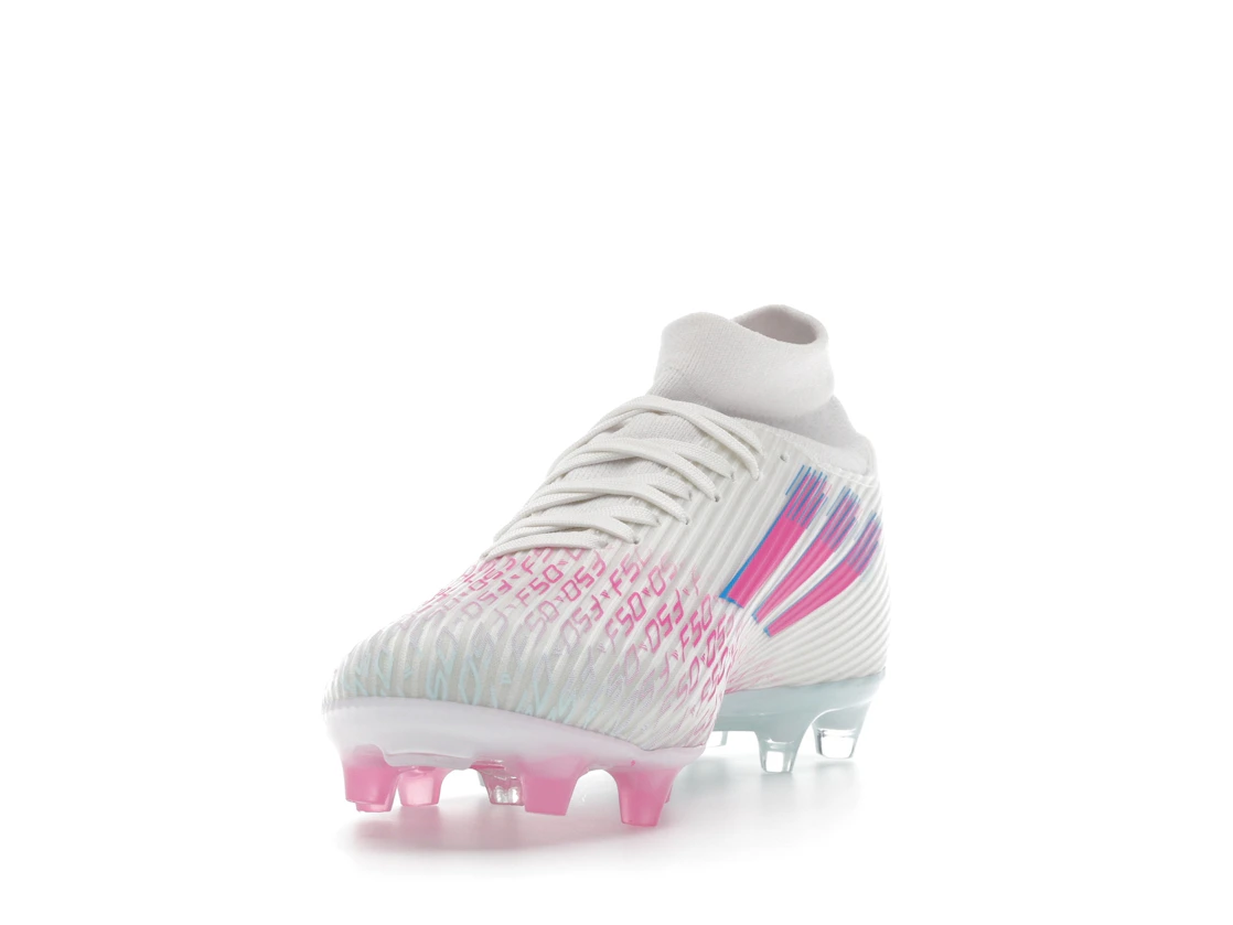 adidas F50 League Mid-Cut FG/AG Sparkfusion White Lucid Pink (Women's)