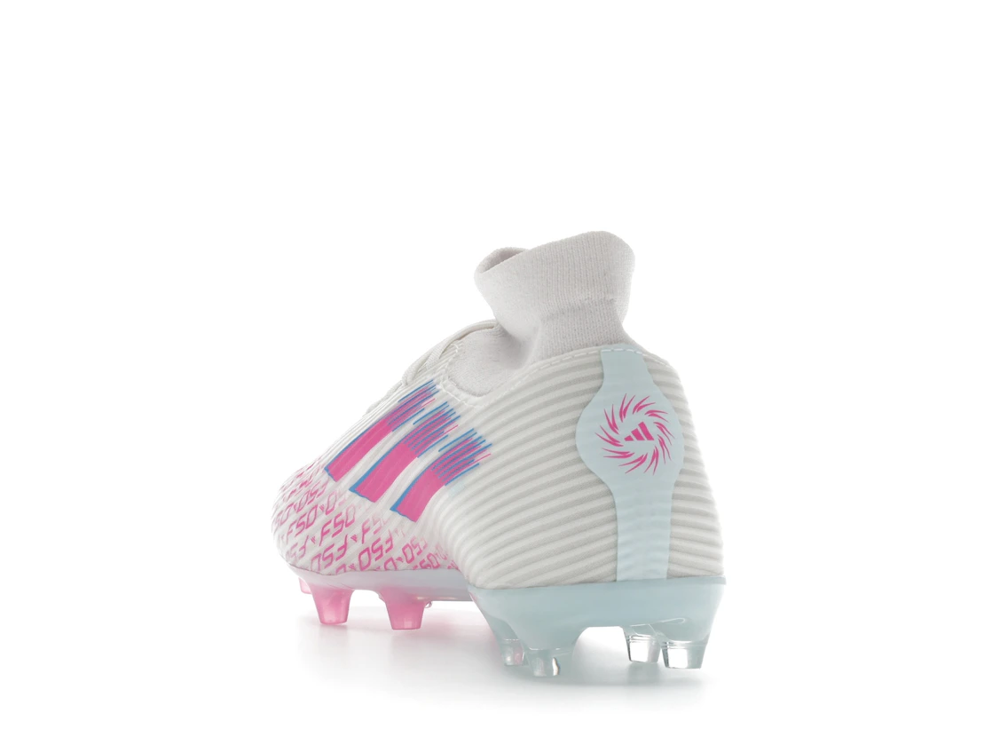 adidas F50 League Mid-Cut FG/AG Sparkfusion White Lucid Pink (Women's)