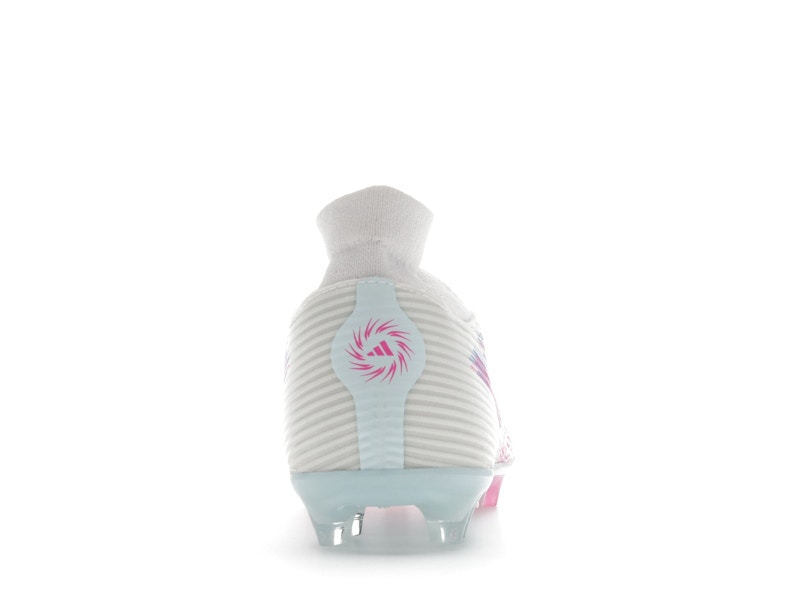 adidas F50 League Mid-Cut FG/AG Sparkfusion White Lucid Pink (Women's)