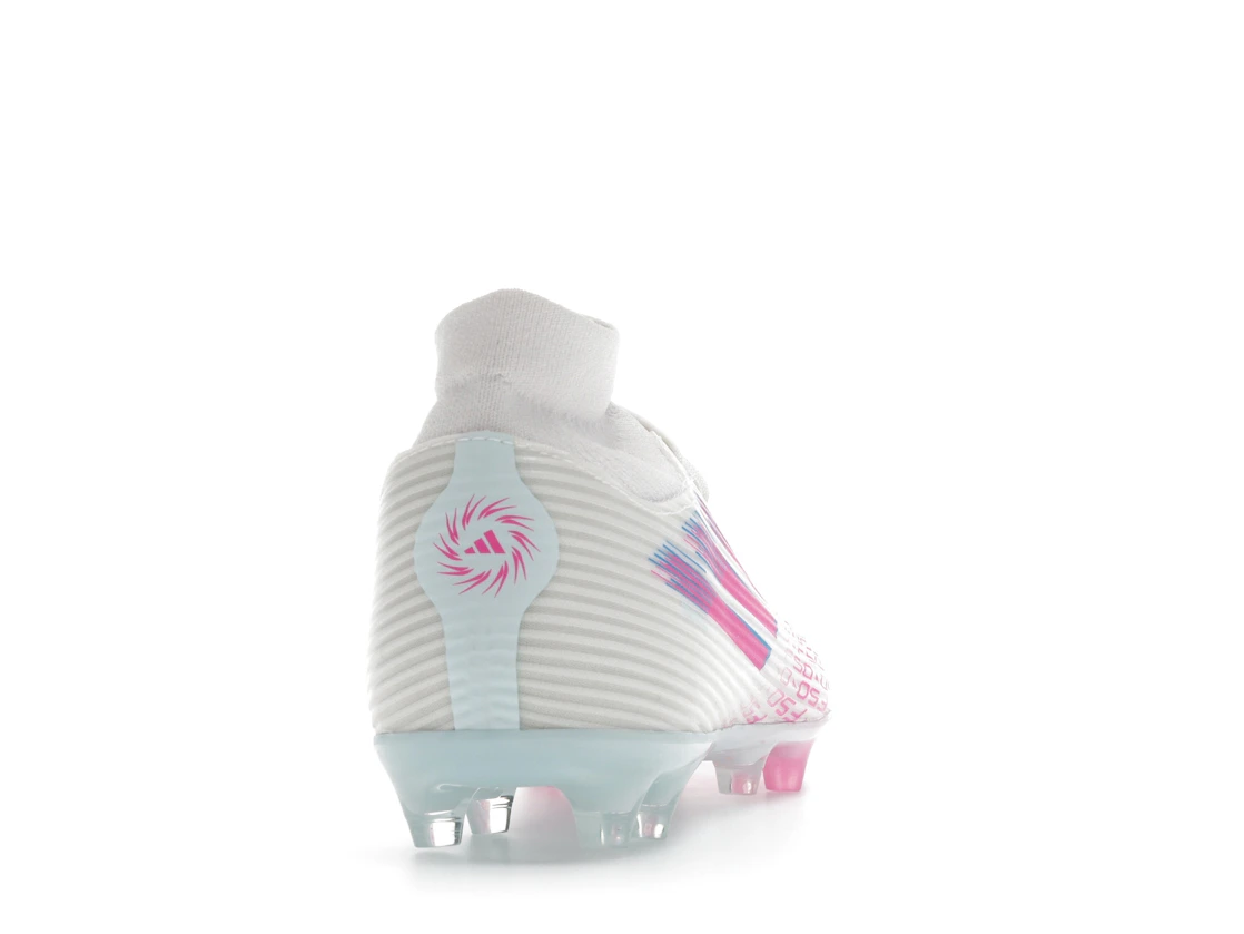 adidas F50 League Mid-Cut FG/AG Sparkfusion White Lucid Pink (Women's)