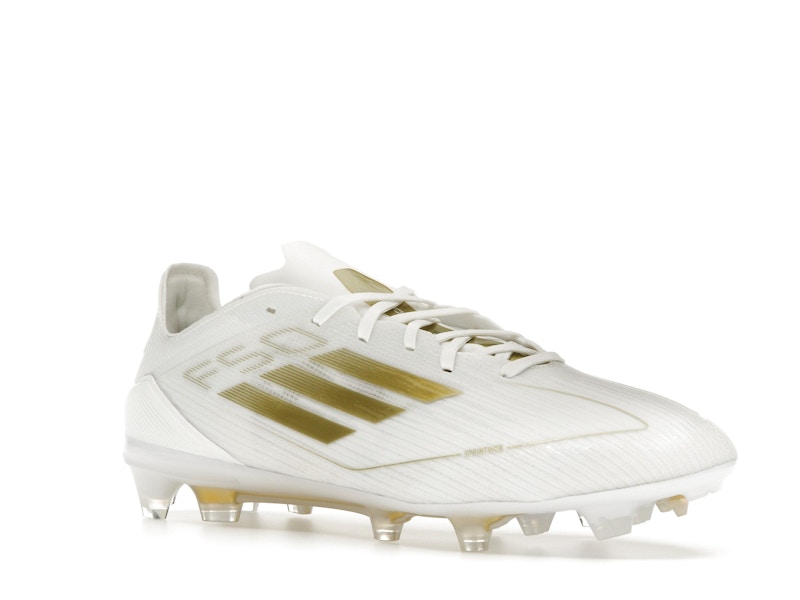 adidas F50 Pro FG Cloud White Gold Metallic