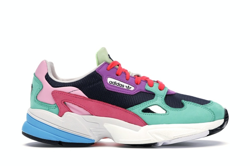 Adidas falcon blanc hot sale multicolor