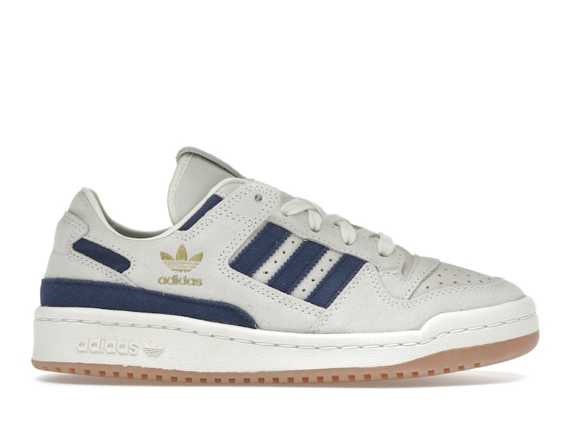 スニーカー adidas Forum 84 Low Cream Navy adidas Forum Low CL Cream White Dark Blue Men's - IF9681 - US