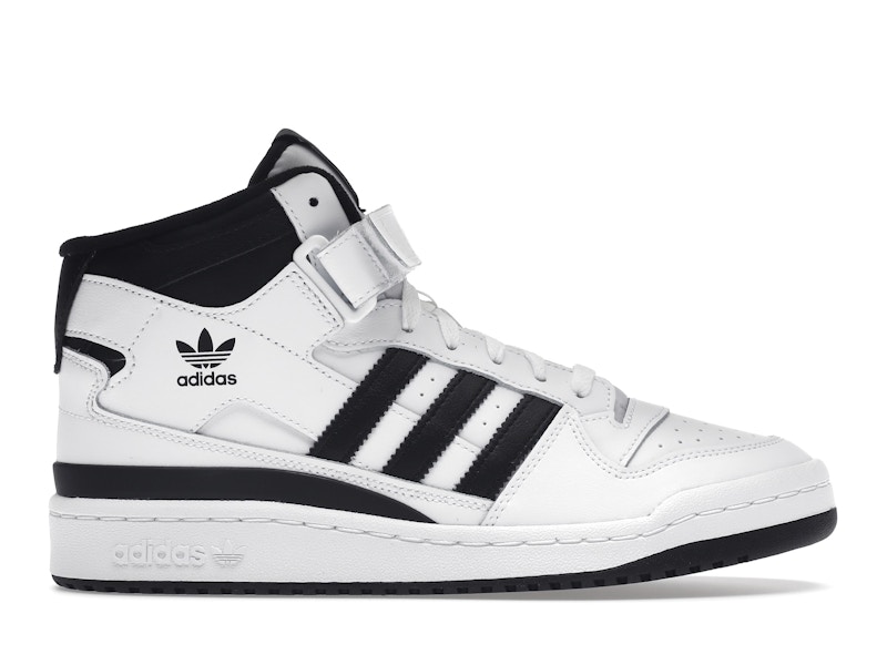 adidas Forum Mid White Black Men s FY7939 US