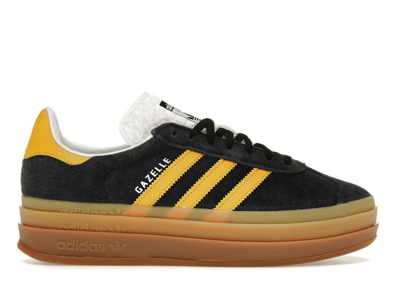 adidas Gazelle Bold Black Bold Gold Women s IE0422 US