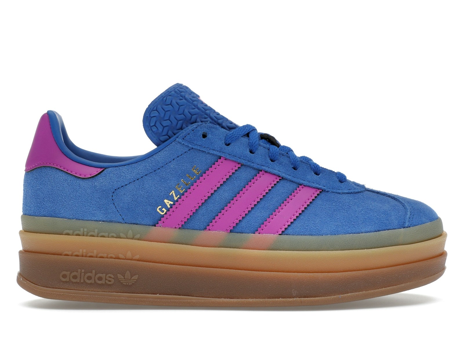 Adidas Gazelle Bold Bold Blue Lucid Pink