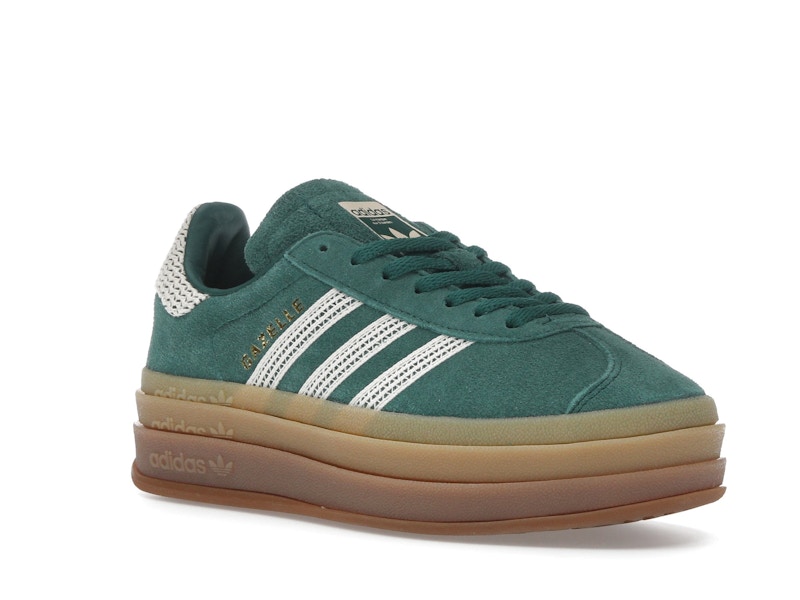 adidas Gazelle Bold Collegiate Green White Gold (Women's)