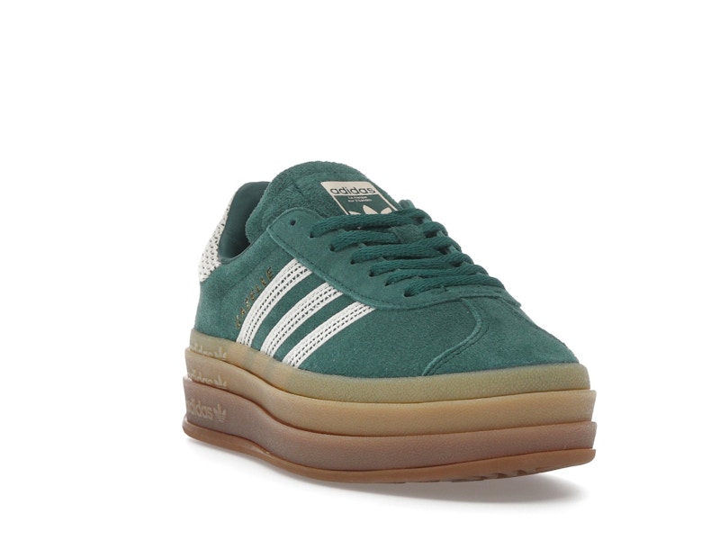 adidas Gazelle Bold Collegiate Green White Gold (Women's)