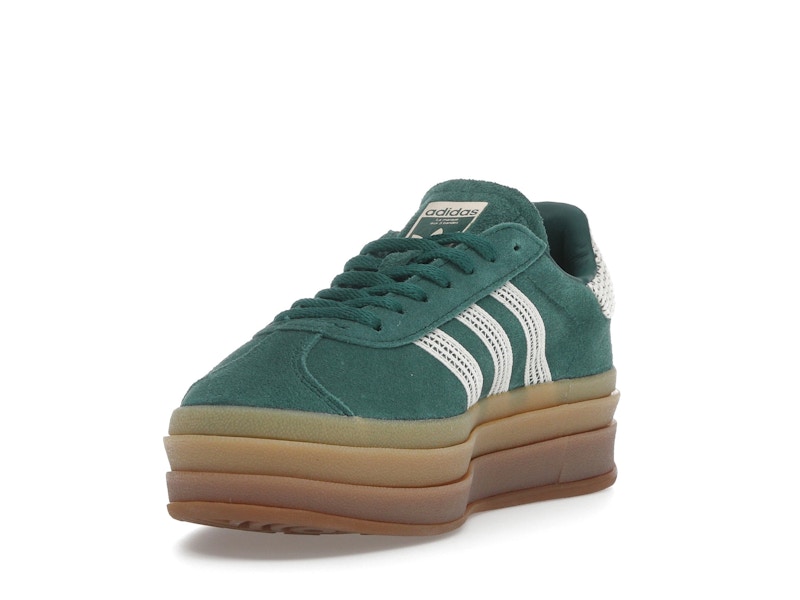 adidas Gazelle Bold Collegiate Green White Gold (Women's)