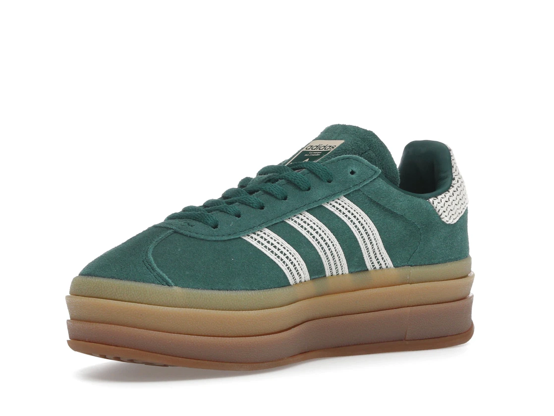adidas Gazelle Bold Collegiate Green White Gold (Women's)
