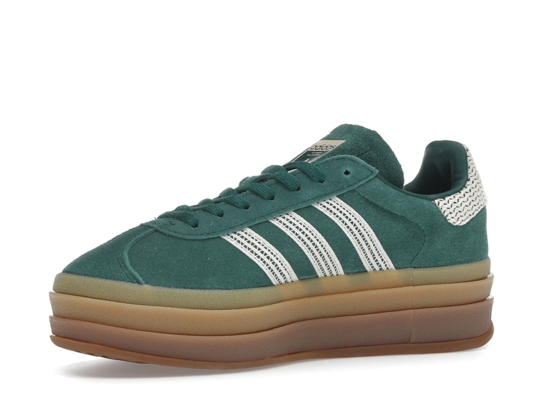 adidas Gazelle Bold Collegiate Green White Gold (Women's)