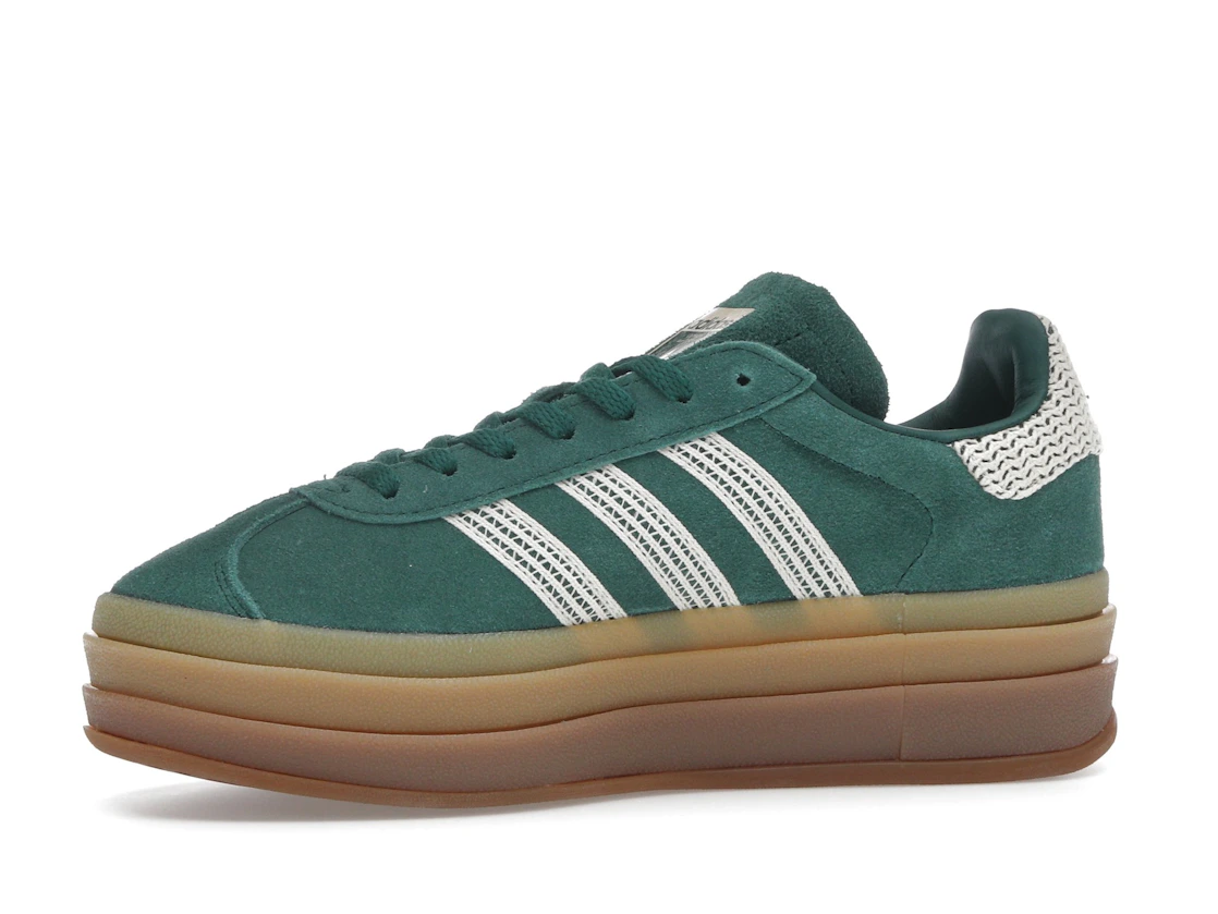 adidas Gazelle Bold Collegiate Green White Gold (Women's)