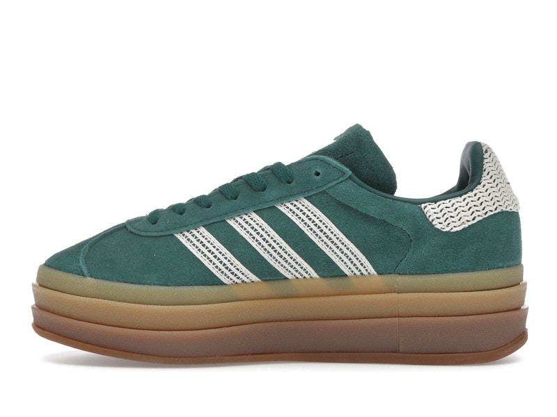 adidas Gazelle Bold Collegiate Green White Gold (Women's)