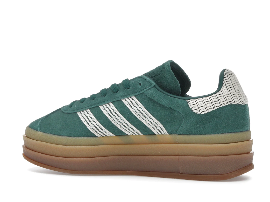 adidas Gazelle Bold Collegiate Green White Gold (Women's)