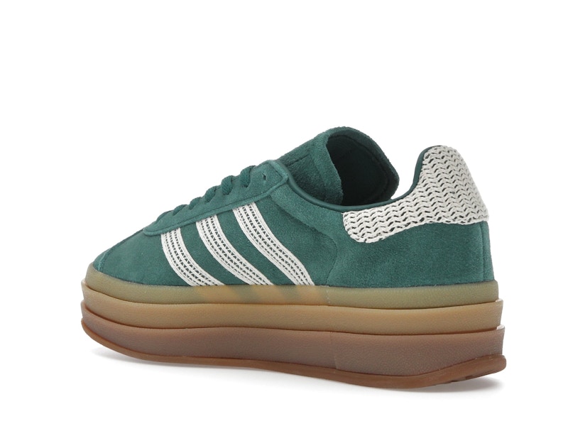 adidas Gazelle Bold Collegiate Green White Gold (Women's)