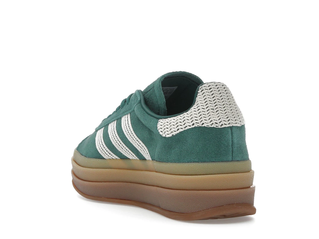 adidas Gazelle Bold Collegiate Green White Gold (Women's)