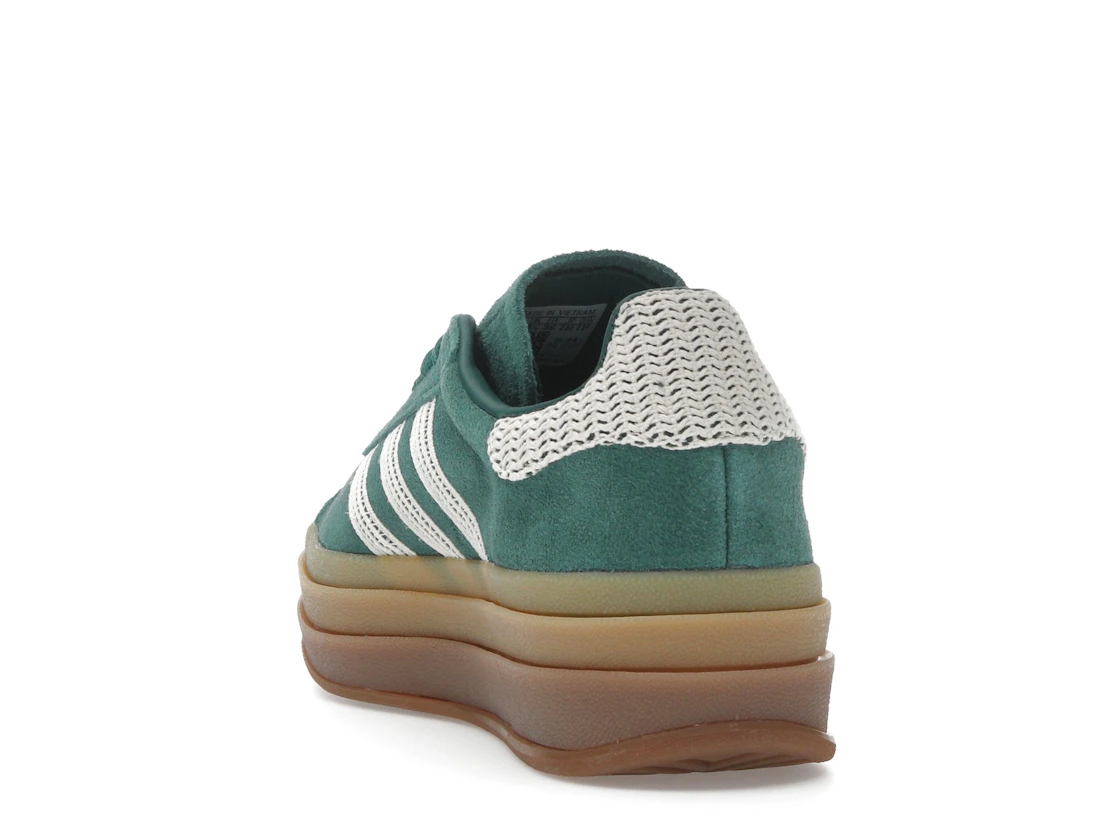 adidas Gazelle Bold Collegiate Green White Gold (Women's)