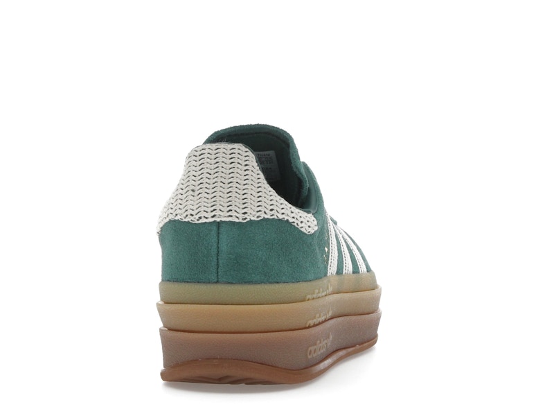 adidas Gazelle Bold Collegiate Green White Gold (Women's)