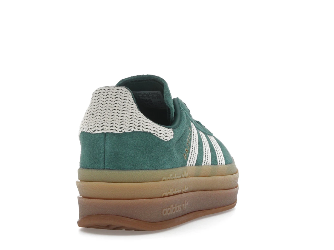 adidas Gazelle Bold Collegiate Green White Gold (Women's)