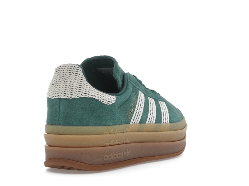 adidas Gazelle Bold Collegiate Green White Gold (Women's)