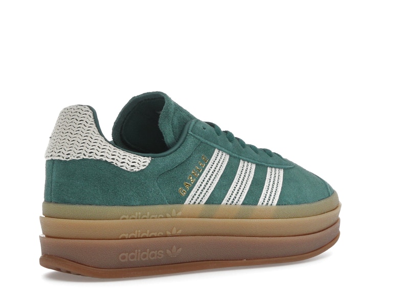 adidas Gazelle Bold Collegiate Green White Gold (Women's)