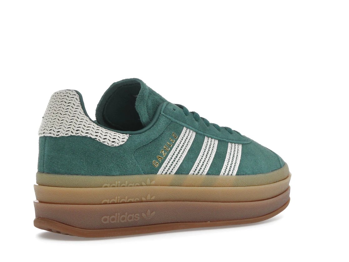 adidas Gazelle Bold Collegiate Green White Gold (Women's)