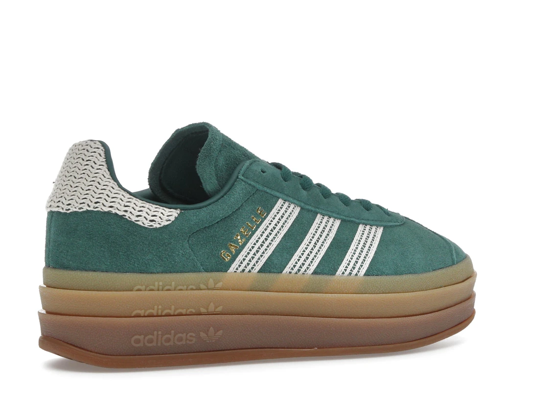 adidas Gazelle Bold Collegiate Green White Gold (Women's)