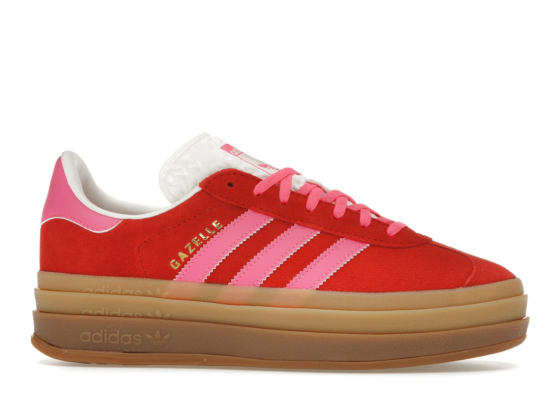 adidas Gazelle Bold Collegiate Red Lucid Pink (Women's)