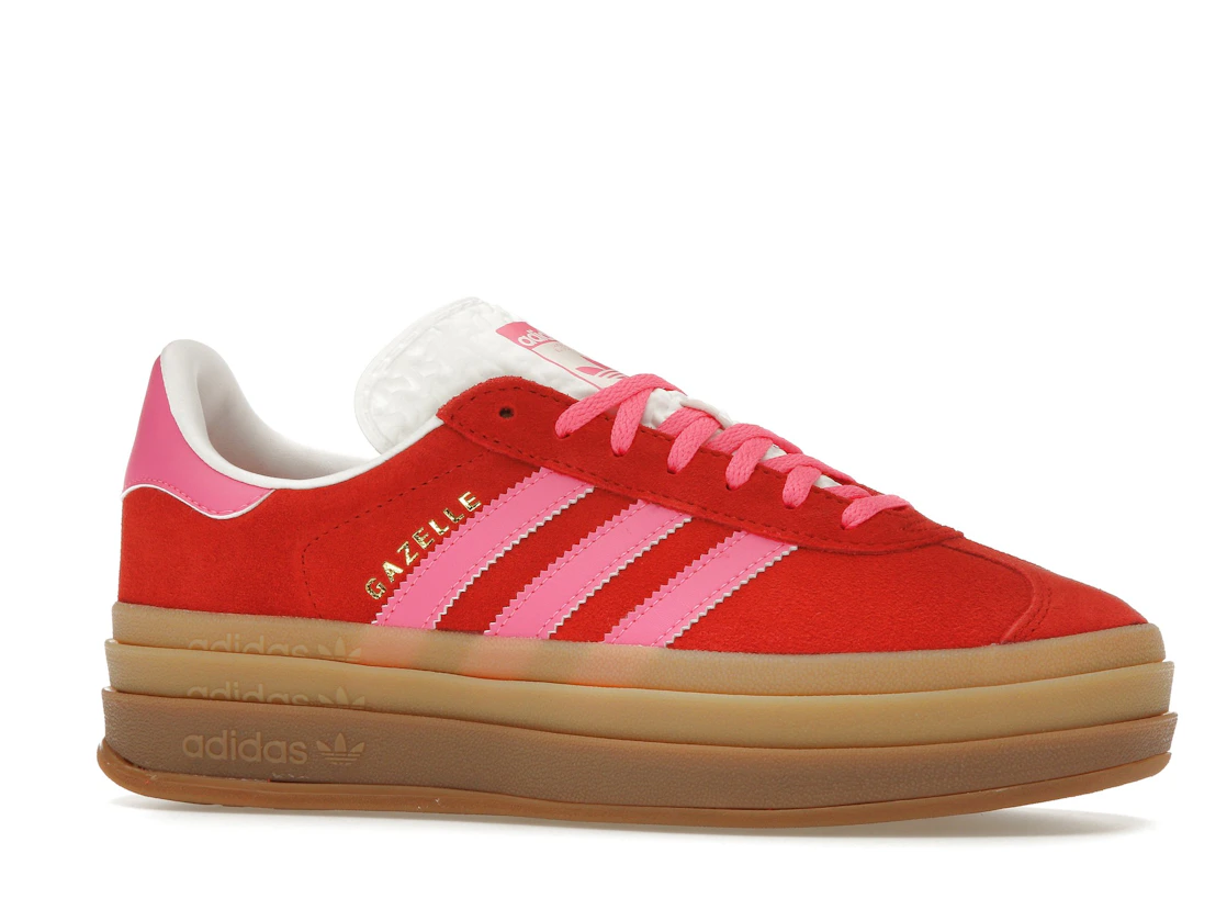 adidas Gazelle Bold Collegiate Red Lucid Pink (Women's)