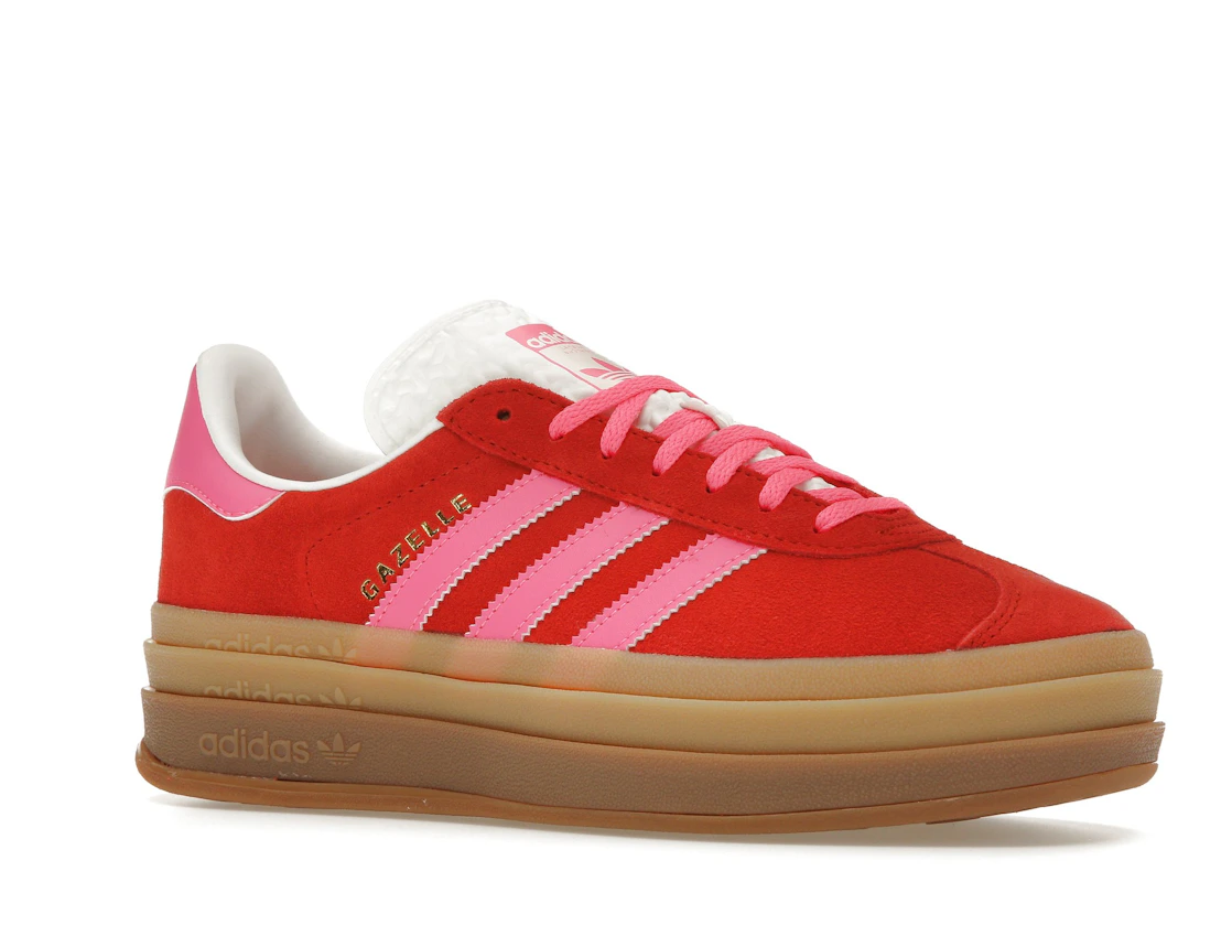 adidas Gazelle Bold Collegiate Red Lucid Pink (Women's)
