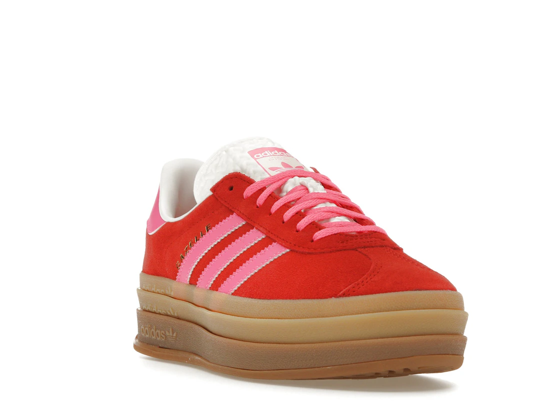 adidas Gazelle Bold Collegiate Red Lucid Pink (Women's)